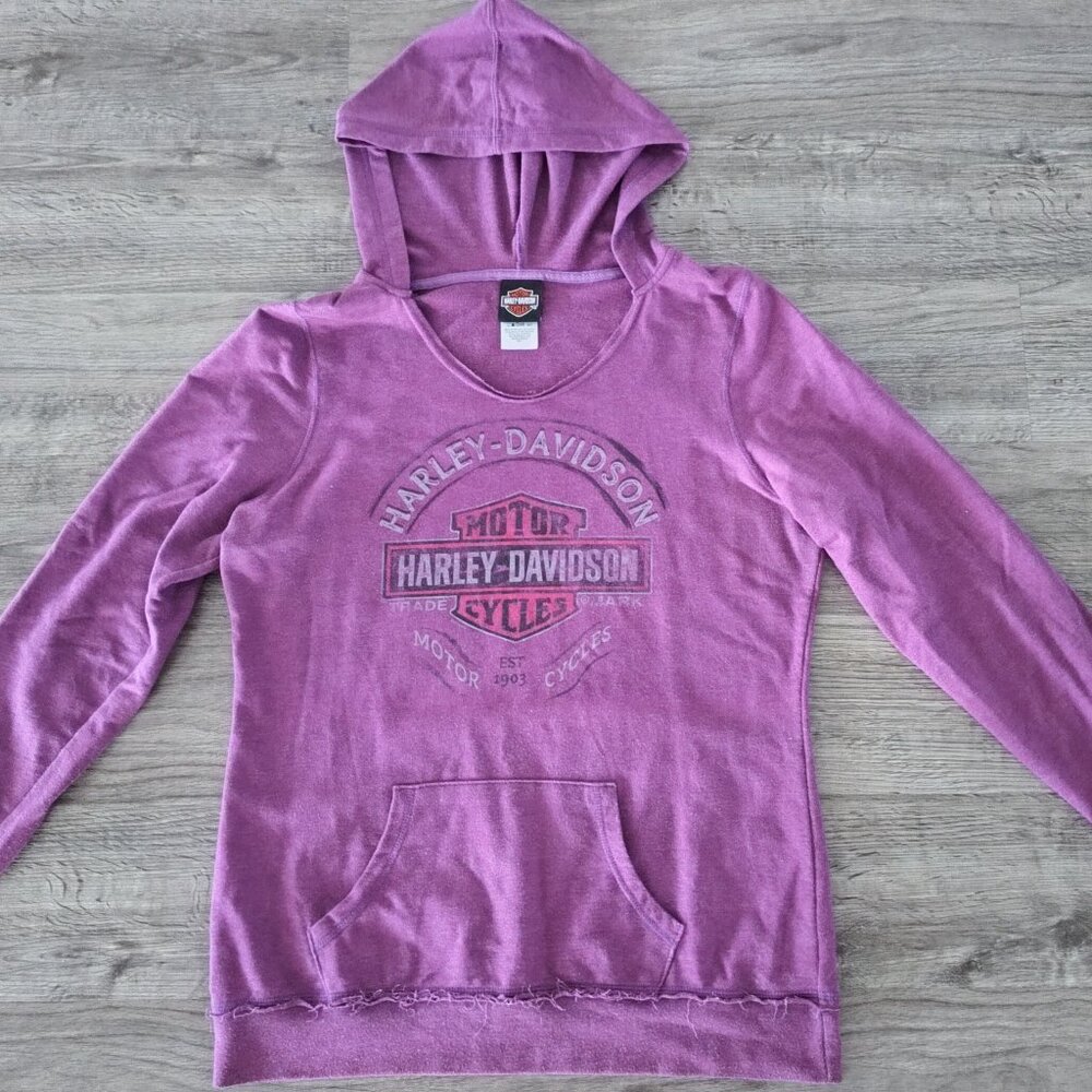 Harley Davidson Pullover Hoodie - Women's Large - L
